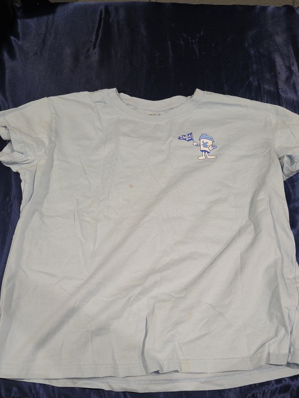 Dutch Bros Graphic Short Sleeve Tee Blue Small
